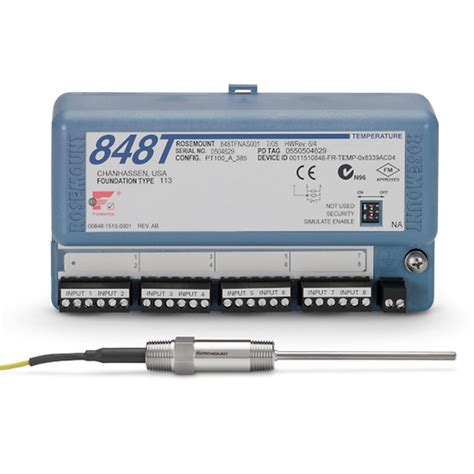 Rosemount 214c Thermocouple Sensor And 848t Transmitter Ehuade