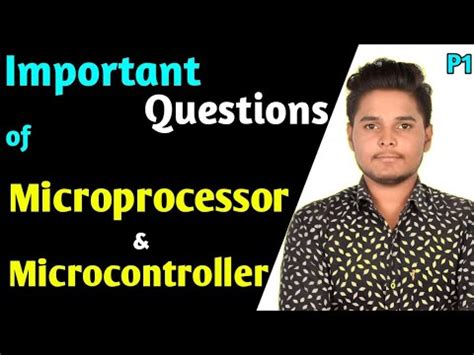 Microprocessor And Microcontroller Important Questions Ex 6th Sem