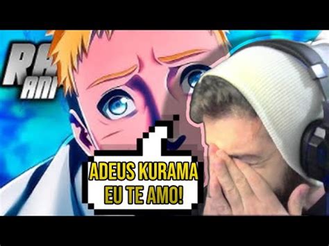 React Desabafo Naruto Adeus Kurama Anirap Prod Hunter Youtube