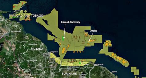 Guyana Oil Fields Map