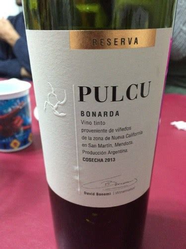 Familia Bonomi Tierra Inti Pulcu Reserva Bonarda Vivino Us