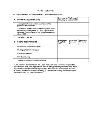 Fillable Online Validation Checklist Fax Email Print Pdffiller