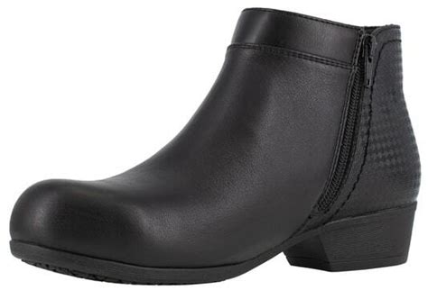 Rockport Womens Carly Work Black Safety Toe Bootie Rk751