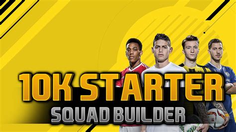 FIFA 17 PERFECT 10K STARTER HYBRID SQUAD BUILDER FOR FIFA 17 FIFA 17