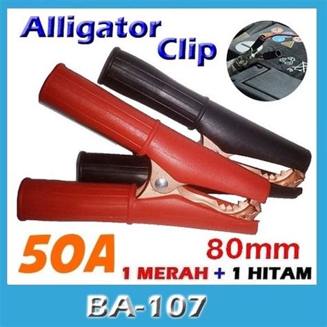 Jual Capitan Aki Tembaga A Mm Alligator Clip Jepit Accu Battery