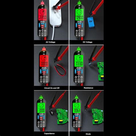 Multímetro digital BSIDE A1X Multímetro digital inteligente de rango