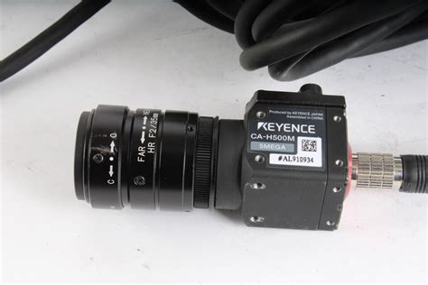 Keyence CA H500M 5MP Vision Camera With F2 35mm Lens And Cable Cut EBay