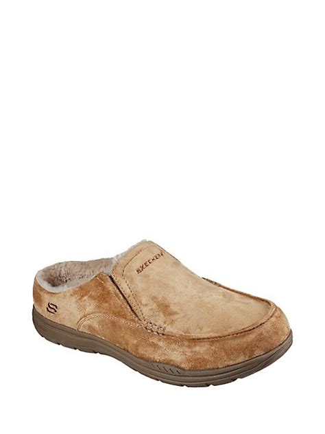 Mens Expected X Verson Slippers Tan Hi Res