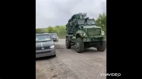 American M Maxxpro Mrap Is Used By The Armed Forces Of Ukraine In