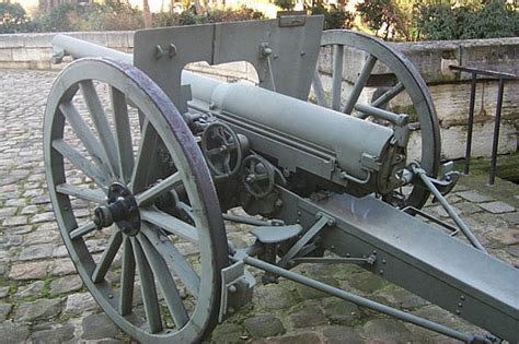 Französische 75 Mm Feldkanone L363 Mle 1897 Erster Weltkrieg 19141918