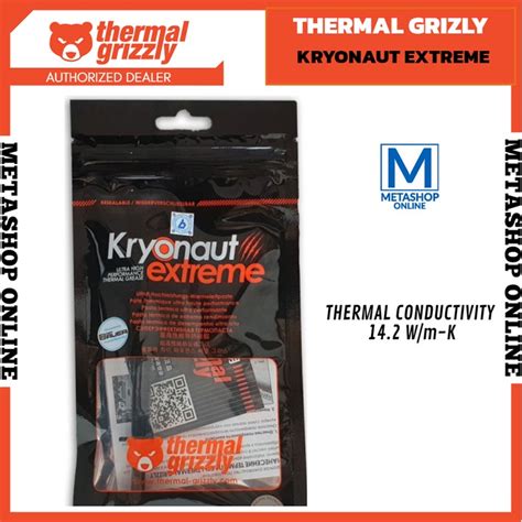 Jual Thermal Grizzly Kryonaut Extreme Thermal Paste Gram Gr Pasta