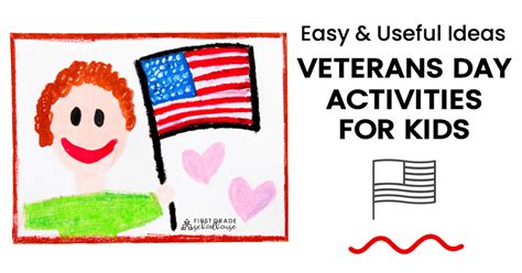 Veterans Day Activities for Kids: Easy & Useful Ideas - First Grade ...