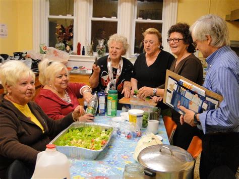 Food And Fellowship At Thanskgiving Meals