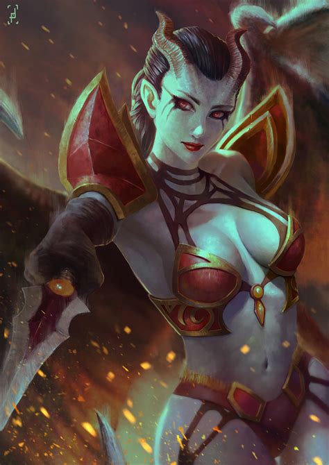 Queen of Pain Akasha Queen of Pain Dota Dota 2 Дота Дота 2