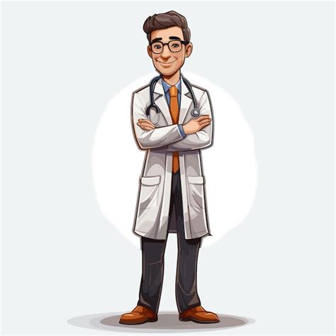 Premium Vector Man Health Worker Vector On White Background