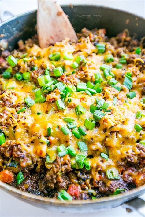 One Pot Cheesy Taco Skillet