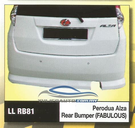 Buy Perodua Alza Rear Bumper Frp Eromman