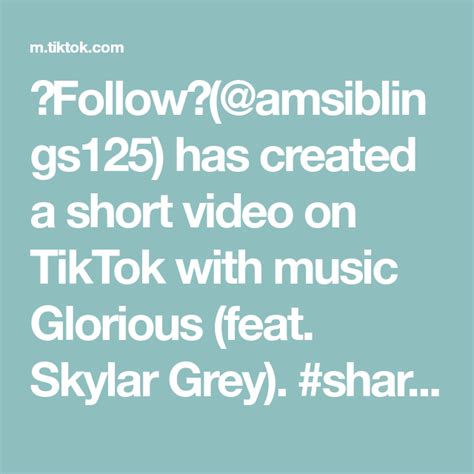 Follow Amsiblings125 Has Created A Short Video On TikTok With Music