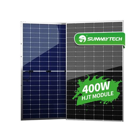 Sunway 144cells 166mm 380w 400w Monocrystalline Hjt Solar Panel Sunway Solar