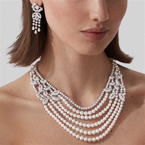 Rose Garden High Jewellery Pearl And Diamond Necklace Garrard