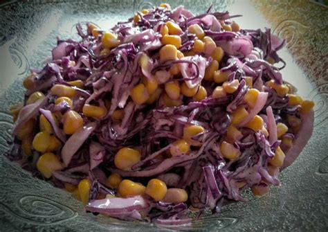 Ensalada fresca de repollo morado y maíz🎅🍻 Receta de 🌺Zandry ABRADELO🌺 ...