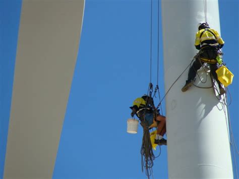 Wind Turbine Cleaning Clean Solar Solutions Ltd