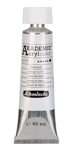 Tinta Acrílica Schmincke Akademie 60ml 111 Titanium White Frete grátis