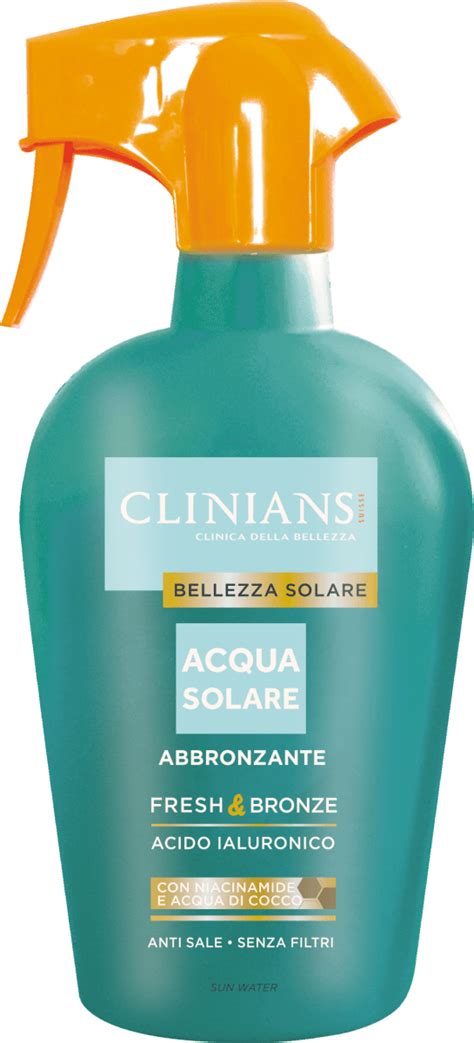 Clinians Acqua Solare Abbronzante Fresh Bronze Ml Acquisti Online