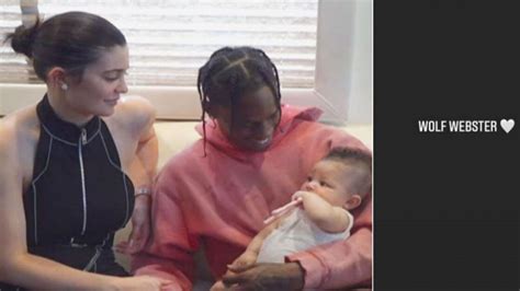 Kylie Jenner reveals name of her second child with Travis Scott: ‘Wolf ...