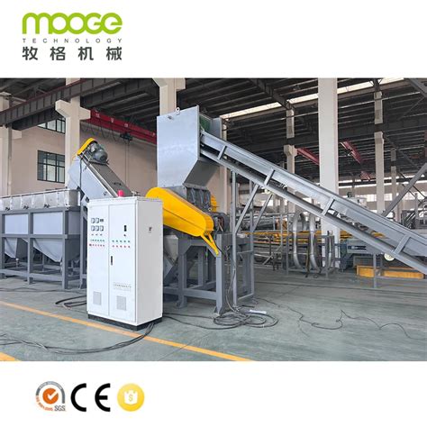 Fully Automatic Pp Pe Waste Plastic Film Washing Line And Crush Machine