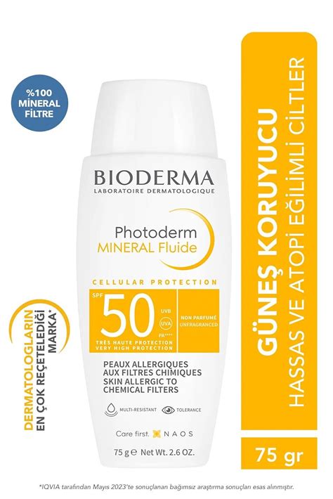 Bioderma Photoderm Mineral Fluide Spf50 75 Ml