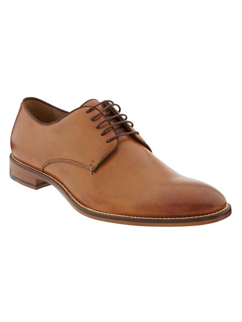 Lyst Banana Republic Jeremy Italian Leather Oxford In Brown For Men