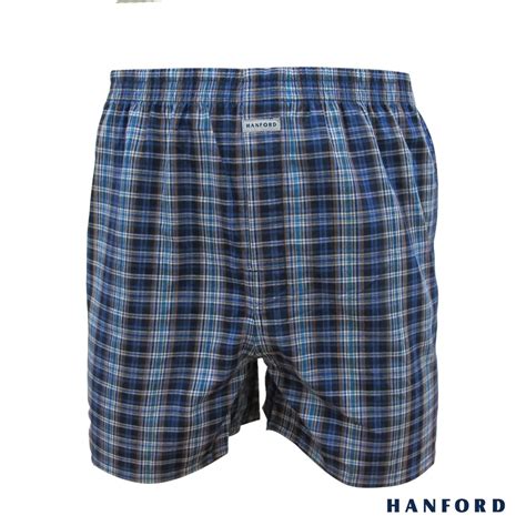 Hanford Mens 100 Cotton Woven Boxer Shorts Checkered 1pcsinglepack Shopee Philippines