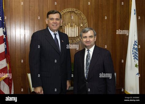 Secretary Mel Martinez with Rhode Island Senator Jack Reed. Secretary ...