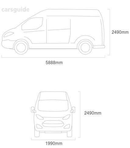 Renault Master Dimensions 2007 - Length, Width, Height, Turning Circle ...