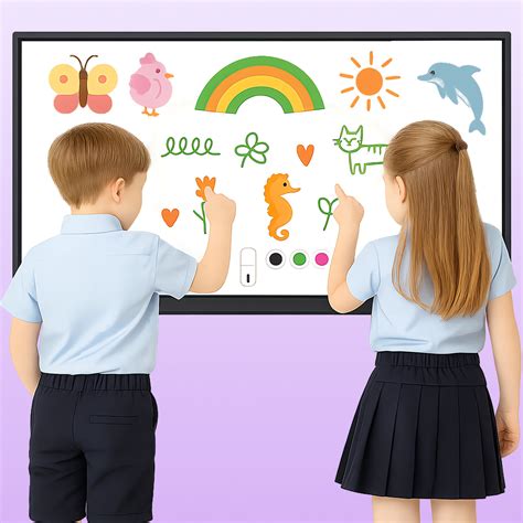 JYXCN Interactive Smart Board 49 Inch, Revolutionize Your Space! Touch