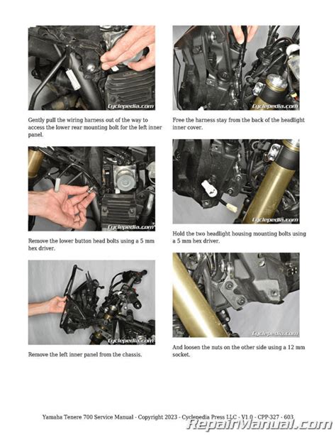 Yamaha Tenere 700 XTZ7 Service Manual