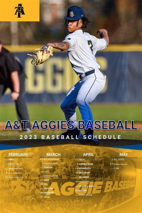 NCA&T Releases 2023 Baseball Schedule – Black College Nines