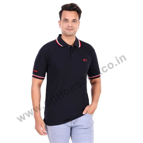 Customised Black Poly Cotton Polo T Shirt Large At Rs 275 Piece In New