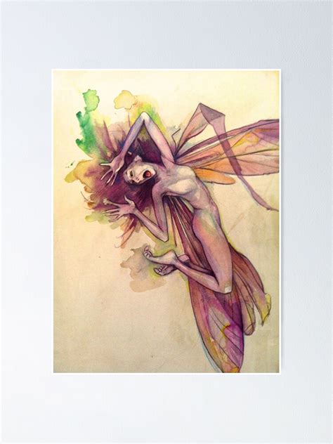 Pressed Fairy Love Poster For Sale By Nixxart Redbubble