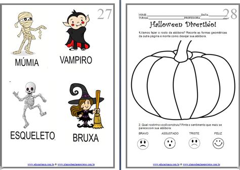 Halloween Divertido Ed Infantil Planos De Aula E Projetos