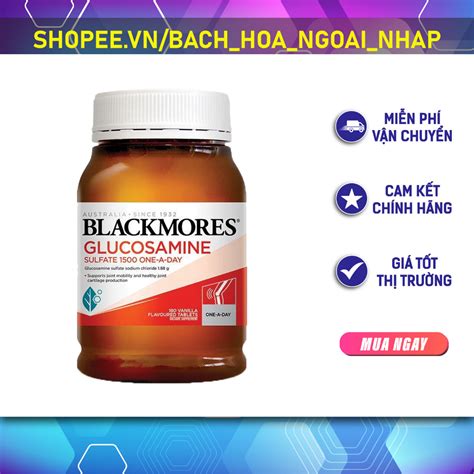 DATE 2026 Viên uống bổ xương khớp Blackmore Glucosamine 1500mg 180