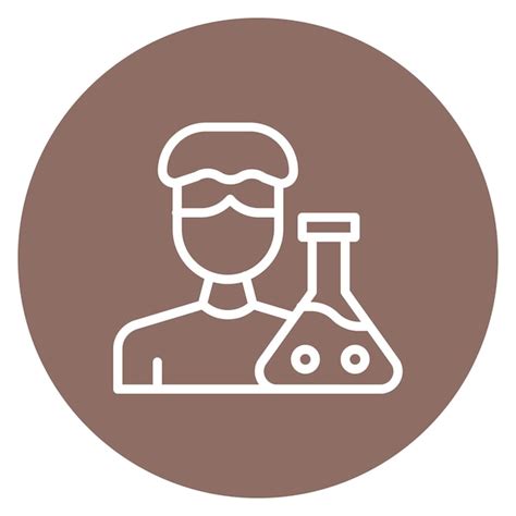 Premium Vector Lab Technician Icon Vector Image Can Be Used For Lab