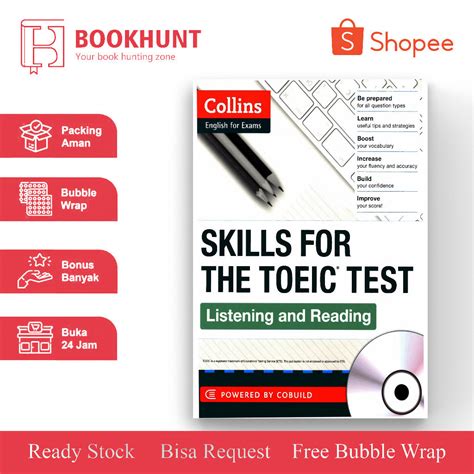 Jual Collins Skills For The Toeic Test Listening And Reading English