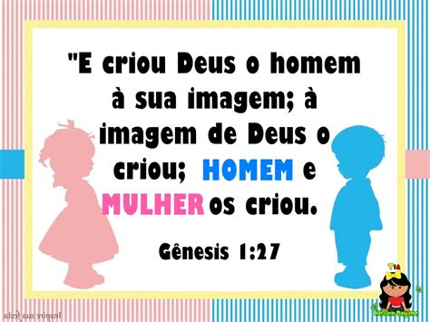 Ideias Ministério Infantil Culto Infantil Nosso Gênero Vem de Deus