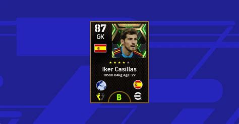 Estatisticas De Iker Casillas En EFootball 2022