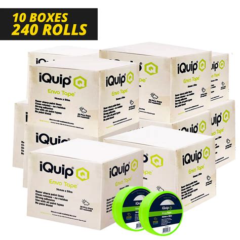 Iquip 30 Day Envo Masking Tape 36mm X 50m 240 Rolls