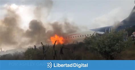 Impactantes imágenes del accidente aéreo de México grabado desde el