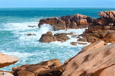 Premium Photo Ocean Coast Spring View Between Perros Guirec And