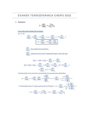 Examen Termo Enero Resuelto Pdf